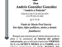 ANDRÉS GONZÁLEZ GONZÁLEZ