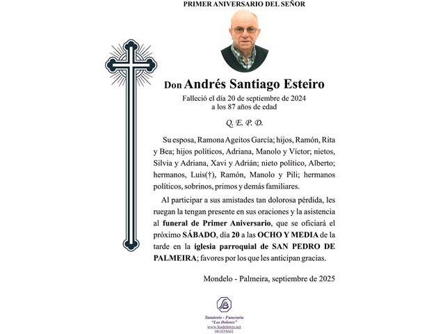 ANDRÉS SANTIAGO ESTEIRO