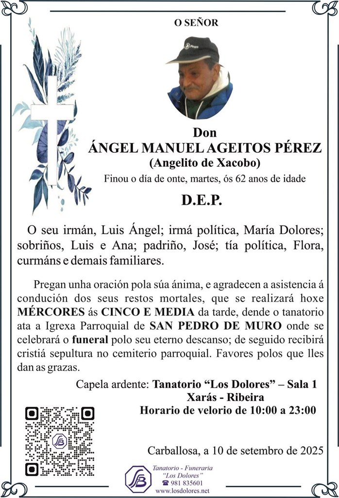 Foto principal ÁNGEL MANUEL AGEITOS PÉREZ