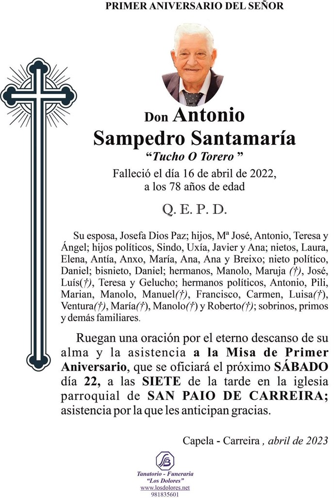 ANTONIO SAMPEDRO SANTAMARÍA
