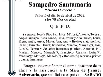 ANTONIO SAMPEDRO SANTAMARÍA