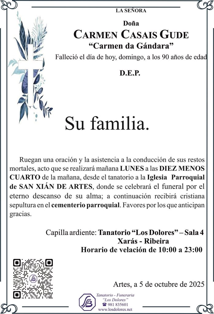Foto principal CARMEN CASAIS GUDE