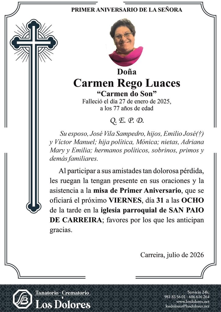 CARMEN REGO LUACES
