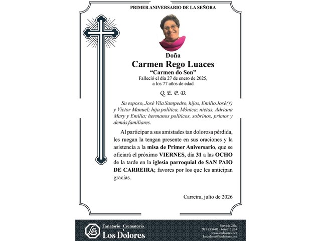 CARMEN REGO LUACES