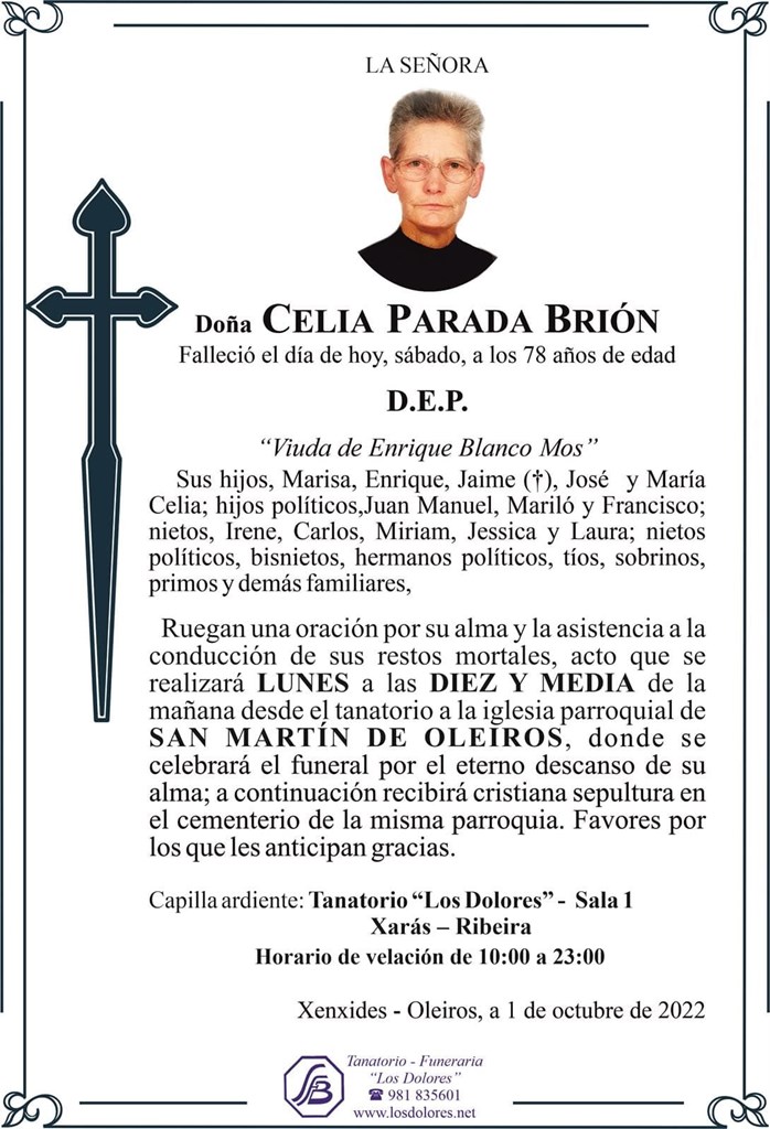 CELIA PARADA BRIÓN