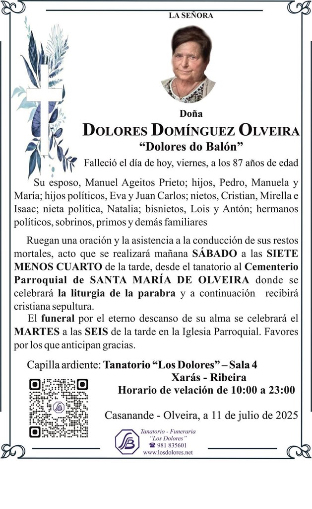 DOLORES DOMÍNGUEZ OLVEIRA