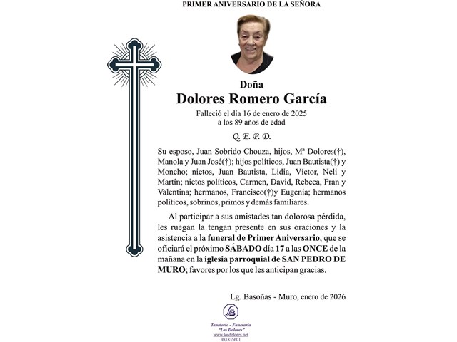 DOLORES ROMERO GARCÍA