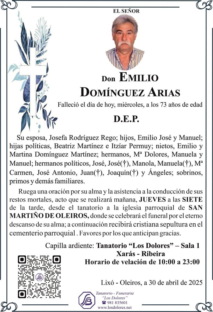 Foto 1 EMILIO DOMÍNGUEZ ARIAS