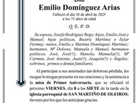 EMILIO DOMÍNGUEZ ARIAS