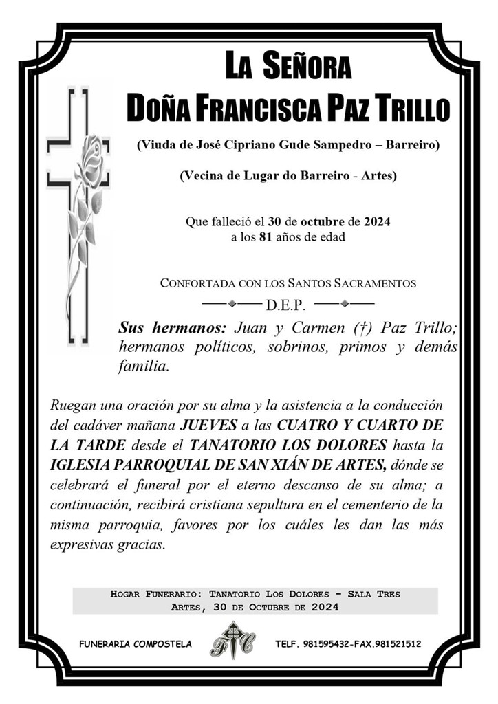 Foto principal FRANCISCA PAZ TRILLO