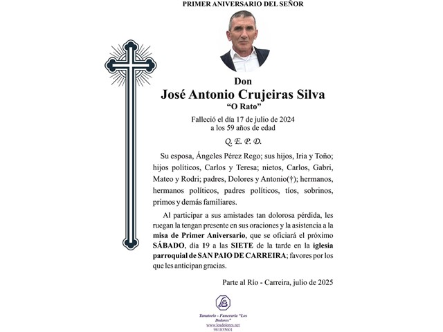 JOSÉ ANTONIO CRUJEIRAS SILVA