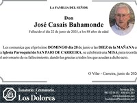 JOSÉ CASAIS BAHAMONDE