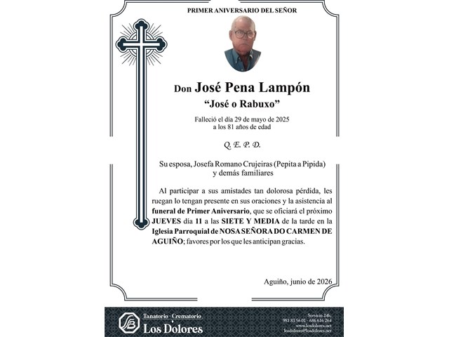 JOSÉ PENA LAMPÓN