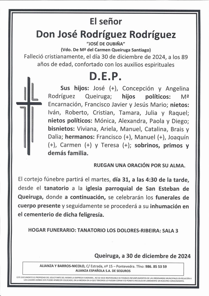 Foto principal JOSÉ RODRÍGUEZ RODRÍGUEZ