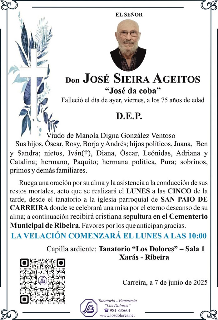Foto principal JOSÉ SIEIRA AGEITOS