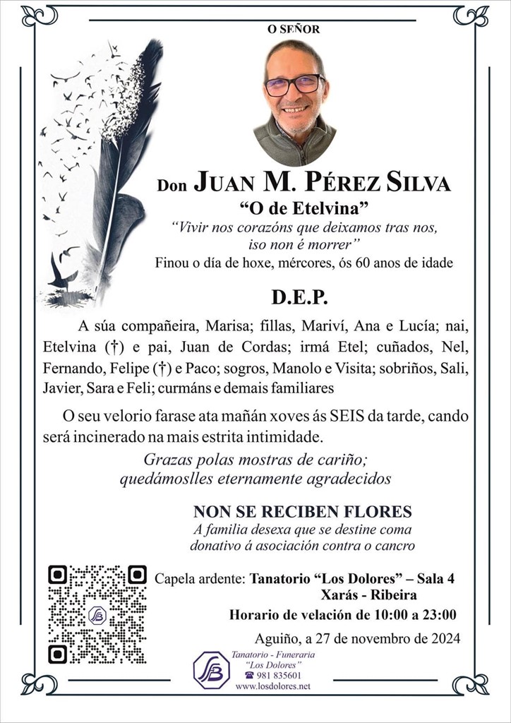 Foto principal JUAN M. PÉREZ SILVA