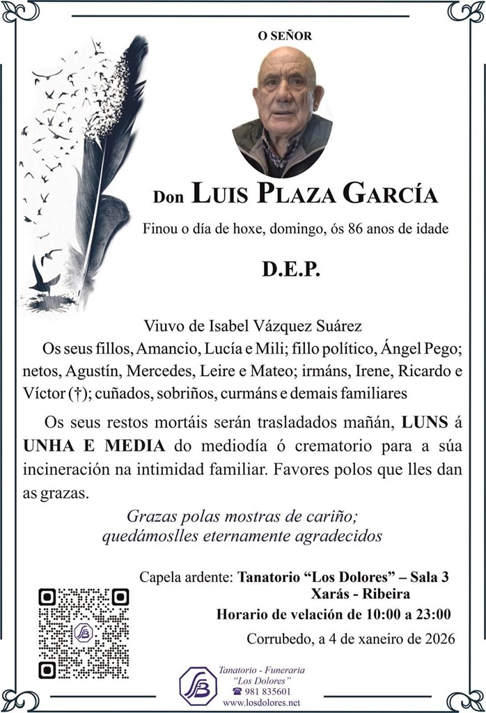 LUIS PLAZA GARCÍA