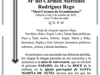 Mª DEL CARMEN MERCEDES RODRÍGUEZ REGO