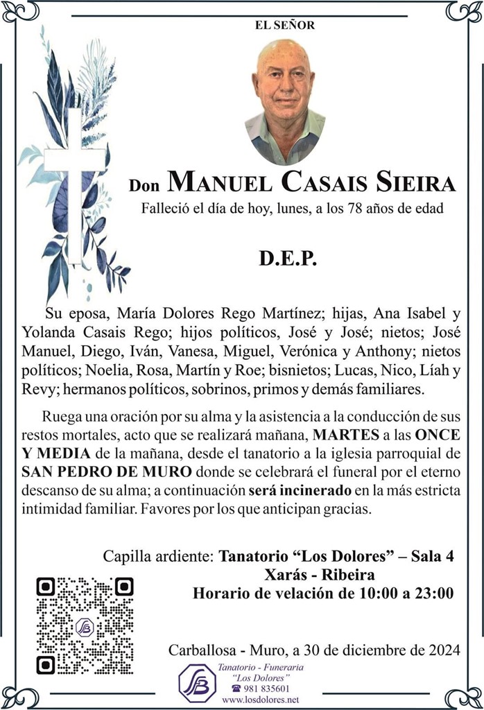 Foto principal MANUEL CASAIS SIEIRA