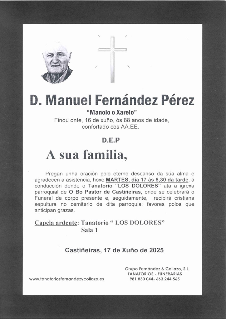 Foto principal MANUEL FERNÁNDEZ PÉREZ