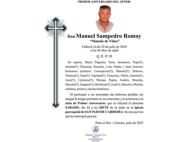 MANUEL SAMPEDRO ROMAY