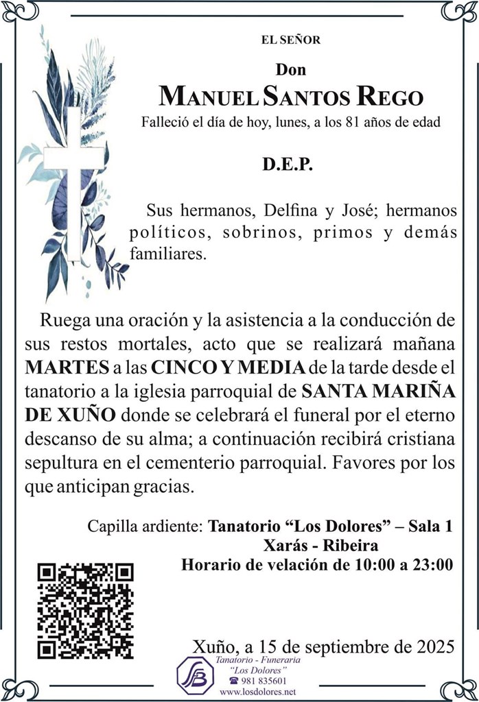 Foto principal MANUEL SANTOS REGO