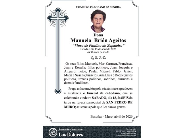 MANUELA BRIÓN AGEITOS