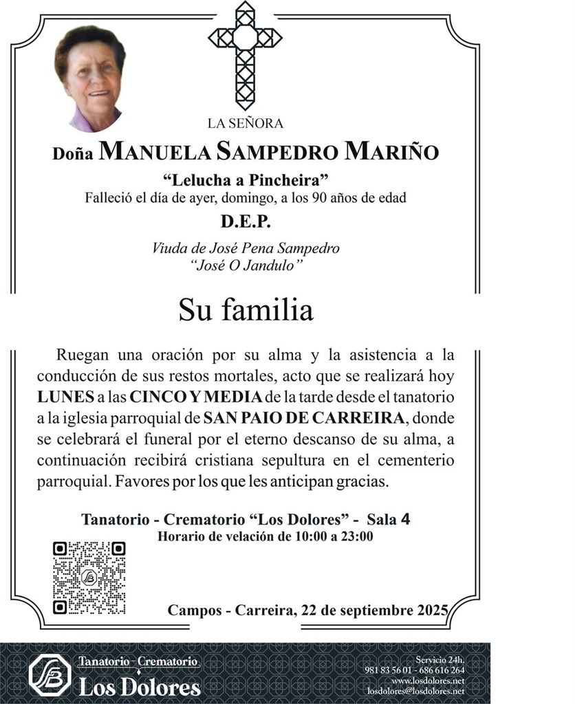 Foto principal MANUELA SAMPEDRO MARIÑO