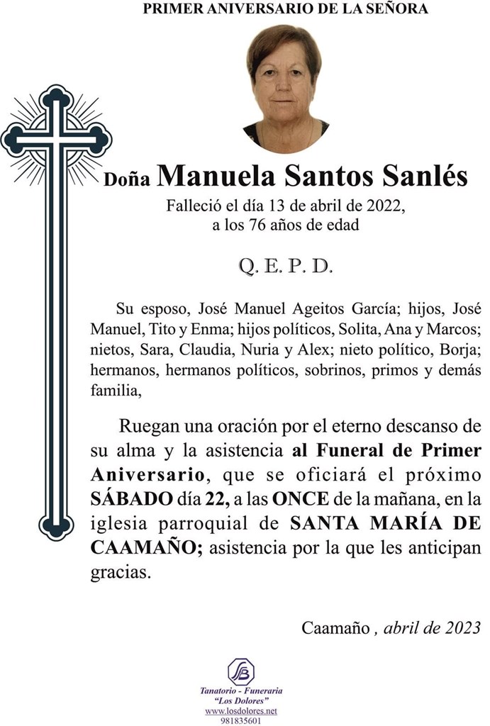 MANUELA SANTOS SANLÉS