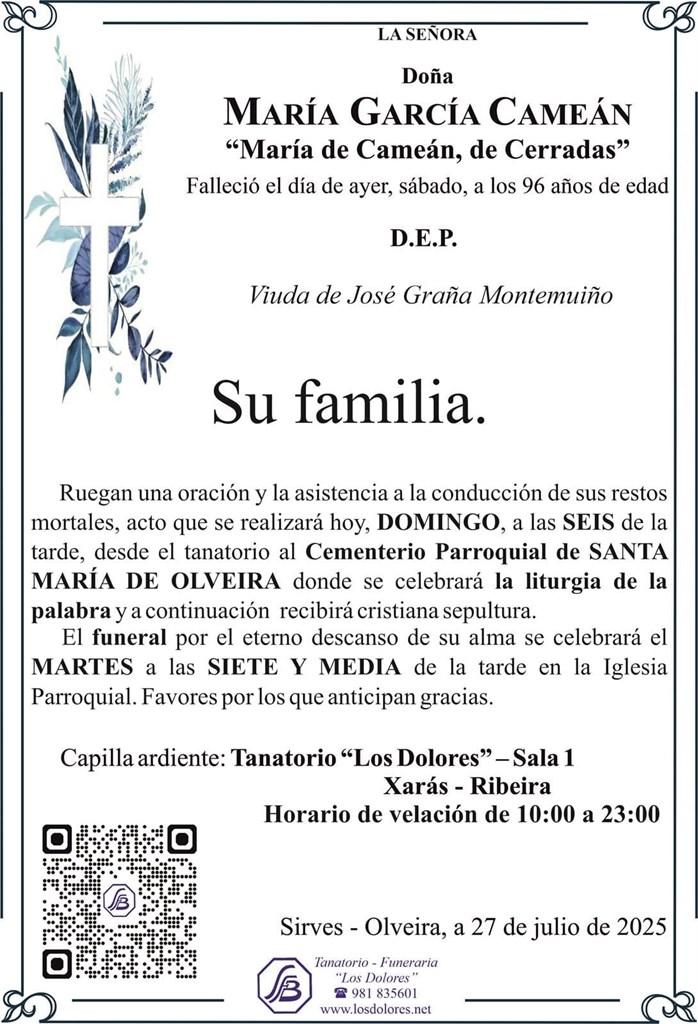 Foto principal MARÍA GARCÍA CAMEÁN