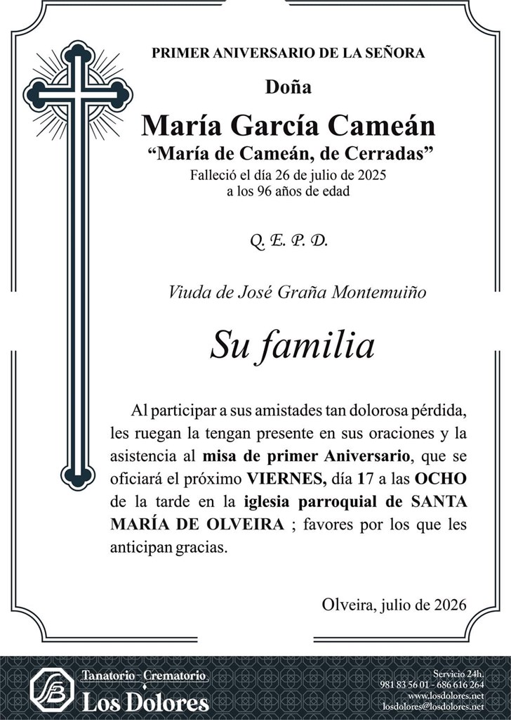 MARÍA GARCÍA CAMEÁN