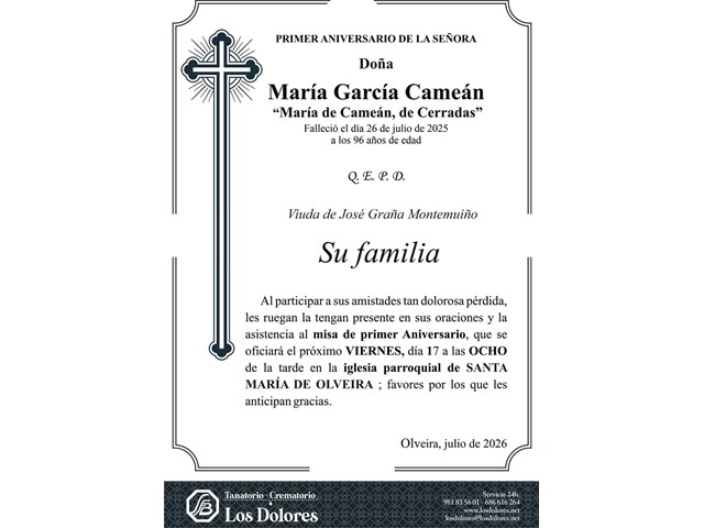 MARÍA GARCÍA CAMEÁN
