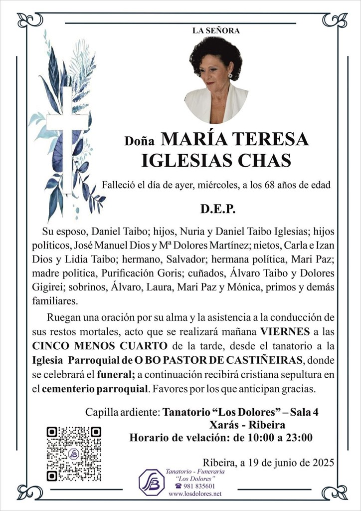 Foto principal MARÍA TERESA IGLESIAS CHAS