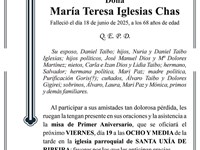 MARÍA TERESA IGLESIAS CHAS