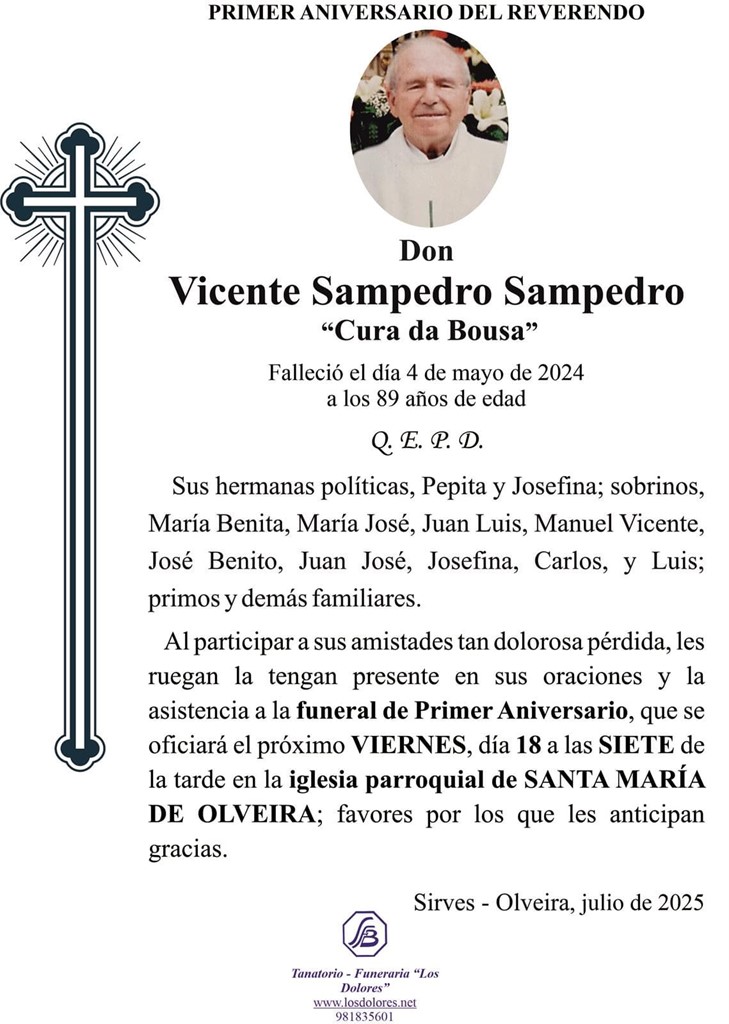 VICENTE SAMPEDRO SAMPEDRO